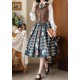 Forest Wardrobe Persimmon Orange Cat Blouse Vest and Skirt(Full Payment Without Shipping)